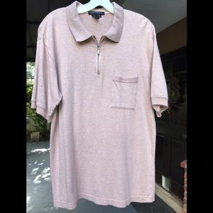 TULLIANO , men’s shirt,  size L , LINEN -COTTON